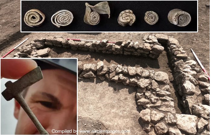 Roman Villa Full Of Miniature Votive Axes, Curse Tablets And Strange Artifacts Discovered In Oxfordshire