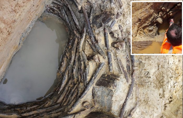 A Remarkably Well-Preserved Wooden Well Dating Back To The Bronze Age Uncovered In Benson, Oxfordshire