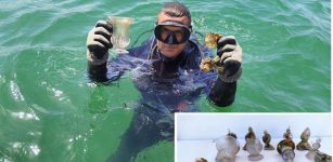 Underwater Archaeologists Retrieve Over 100 Magnificent Glass Objects at Chengene Skele Bay, Bulgaria