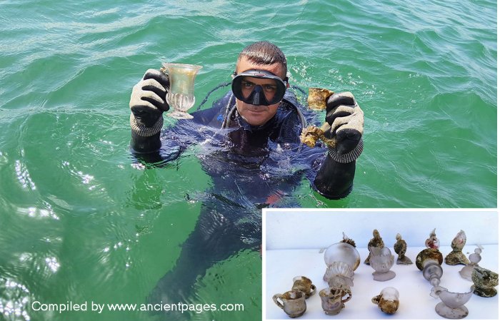 Underwater Archaeologists Retrieve Over 100 Magnificent Glass Objects at Chengene Skele Bay, Bulgaria