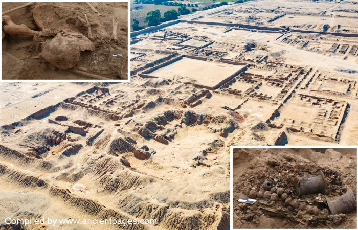 Human Remains And Ornaments Found In The Walled Complex Utzh An In Chan Chan, Peru