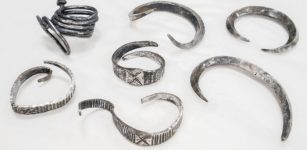 Student Finds Beautiful Viking Age Silver Hoard In Aarhus, Denmark