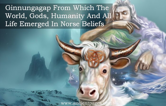 Ginnungagap From Which The World, Gods, Humanity And All Life Emerged In Norse Beliefs