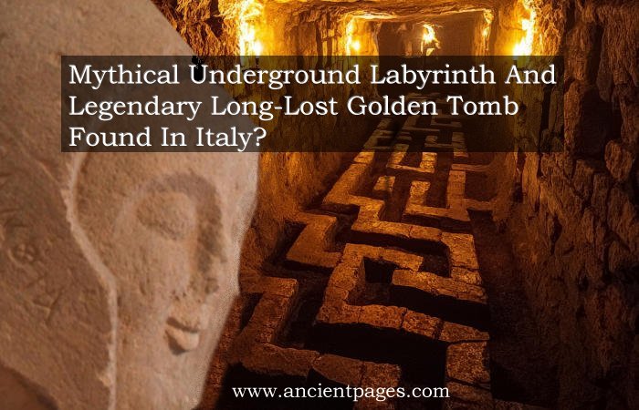 Mythical Underground Labyrinth And Legendary Long-Lost Golden Tomb Found In Italy?