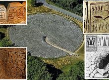 Monumental King's Grave (Bredarör) In Kivik, Sweden With Spectacular Rock Carvings