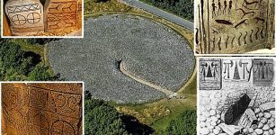 Monumental King's Grave (Bredarör) In Kivik, Sweden With Spectacular Rock Carvings