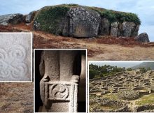 Sculpted Symbols Related To The Galician Castro Culture Discovered In Province Of Orense, Spain