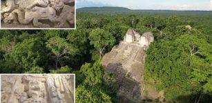 Powerful Ancient Maya Kaanu'l Dynasty And Their Intriguing Reliefs Of Mythical Animals And Celestial Ancestors In Quintana Roo, Mexico