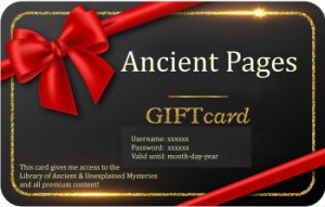  Ancient Pages Gift Card - Make Someone Happy!