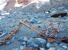 Can You Help Identifying This Strange Bamboo Cart Found In A Melted Glacial Path In Switzerland?