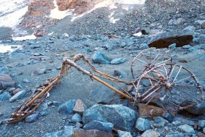 Can You Help Identifying This Strange Bamboo Cart Found In A Melted Glacial Path In Switzerland?