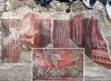 Colonnaded Hall Decorated With Captivating Frescoes Unearthed At Pompeii