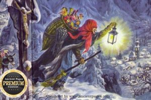 Beautiful Legend Of La Befana – Witch Who Delivers Gifts To Children In Italy On Epiphany - Twelve Days After Christmas