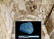 Surprising Discovery - Large Piece Of Egyptian Blue Found In Domus Aurea, Emperor Nero's Palace