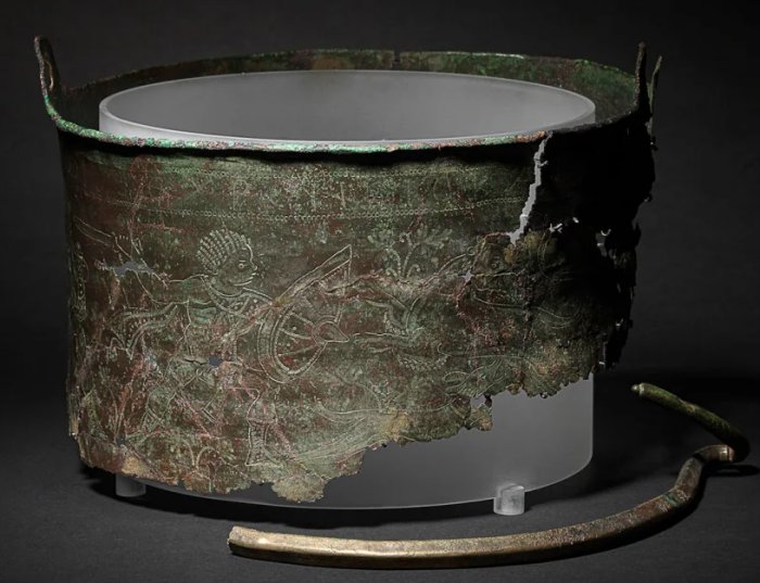 Mystery Of The Byzantine Bromeswell Bucket Found At Sutton Hoo Solved Mystery Of The Byzantine Bromeswell Bucket Found At Sutton Hoo Solved
