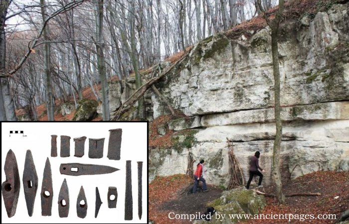 Rare Ancient Dacian Stonemason's Toolkit Discovered In Romanian Forest
