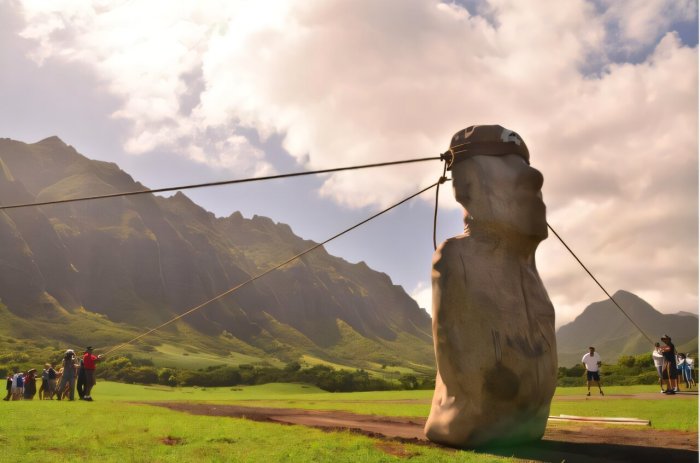 Easter Island’s Moai Statues Did 'Walk,' Researchers Demonstrate Using Physics And 3D Modeling Easter Island’s Moai Statues Did 'Walk,' Researchers Demonstrate Using Physics And 3D Modeling
