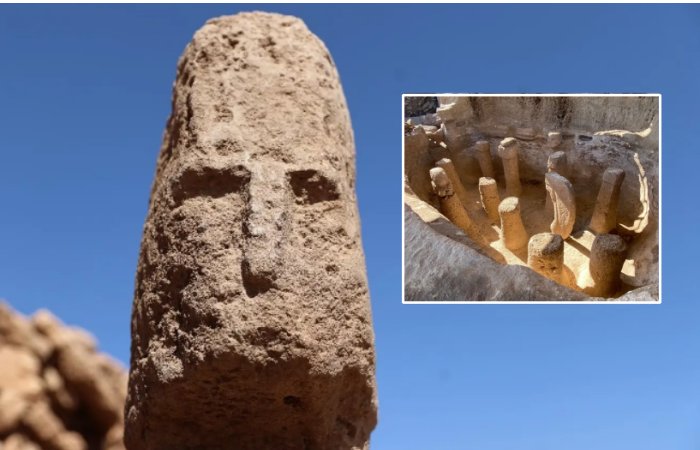 12,000-Year-Old Human Face Depicted On The T-Shaped Pillar - Discovery At Karahantepe, Turkiye 