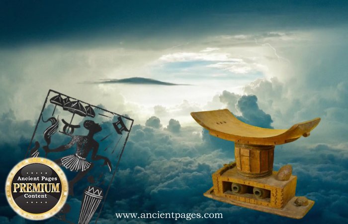 Golden Stool Of Ashanti People And Legend Of The Black Cloud Appearing In The Sky Golden Stool Of Ashanti People And Legend Of The Black Cloud Appearing In The Sky