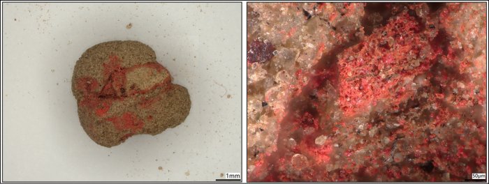 Red Cinnabar Discovered In 2,000-Year-Old Grave In The Chervony Mayak Cemetery, Ukraine Red Cinnabar Discovered In 2,000-Year-Old Grave In The Chervony Mayak Cemetery, Ukraine