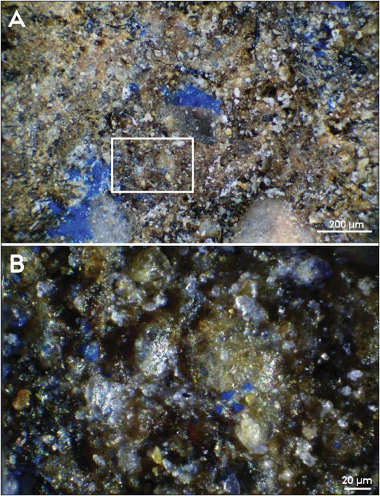 Europe's Oldest Blue Pigment, Found On A 13,000-Year-Old Stone In Germany, Offers New Insight Into Paleolithic Art Europe's Oldest Blue Pigment, Found On A 13,000-Year-Old Stone In Germany, Offers New Insight Into Paleolithic Art