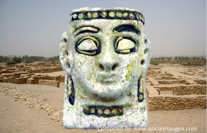 Curious 3,300-Year-Old Faience Mask Linked To The Lost Ancient Dilmun Civilization Discovered In Bahrain Curious 3,300-Year-Old Faience Mask Linked To The Lost Ancient Dilmun Civilization Discovered In Bahrain