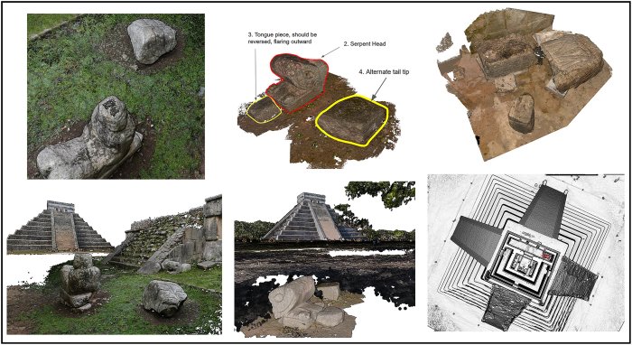 3D Reconstruction Of The Serpent Column At Chichen Itza's El Castillo 3D Reconstruction Of The Serpent Column At Chichen Itza's El Castillo