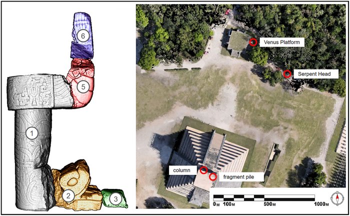 3D Reconstruction Of The Serpent Column At Chichen Itza's El Castillo 3D Reconstruction Of The Serpent Column At Chichen Itza's El Castillo