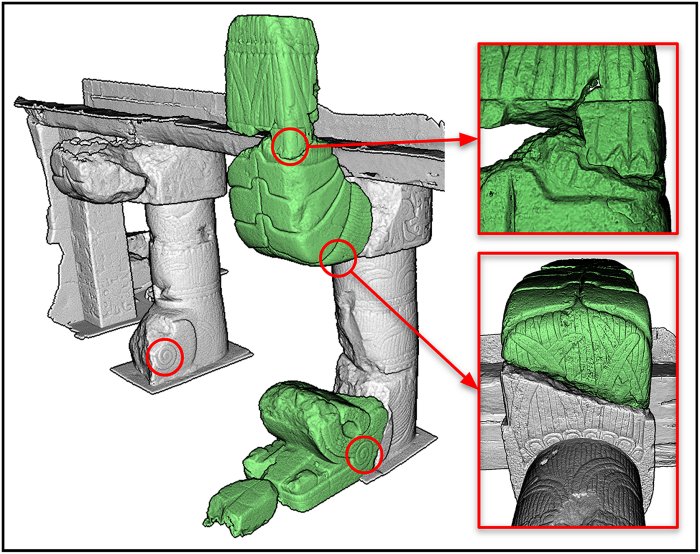 3D Reconstruction Of The Serpent Column At Chichen Itza's El Castillo 3D Reconstruction Of The Serpent Column At Chichen Itza's El Castillo