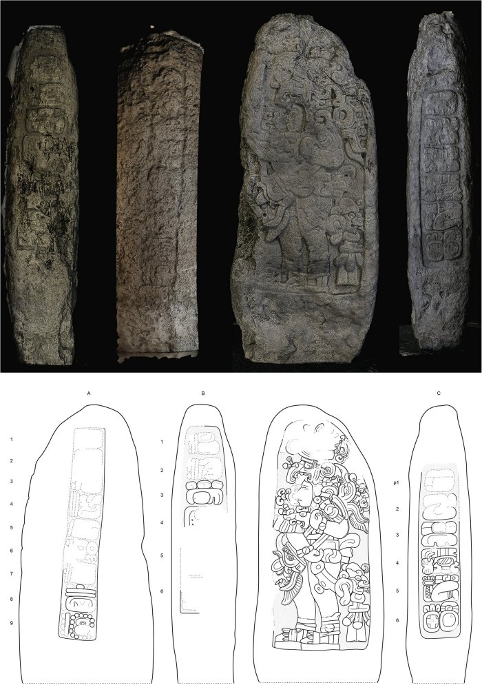 Oldest Long Count Inscription Discovered On Monument At El Palmar, In Campeche, Mexico Oldest Long Count Inscription Discovered On Monument At El Palmar, In Campeche, Mexico
