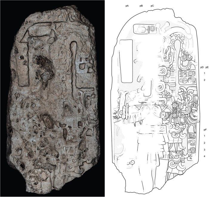 Oldest Long Count Inscription Discovered On Monument At El Palmar, In Campeche, Mexico Oldest Long Count Inscription Discovered On Monument At El Palmar, In Campeche, Mexico