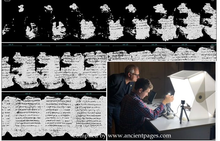 2,000-Year-Old Vesuvius Papyrus Scroll PHerc. 1667 Deciphered With Help Of AI