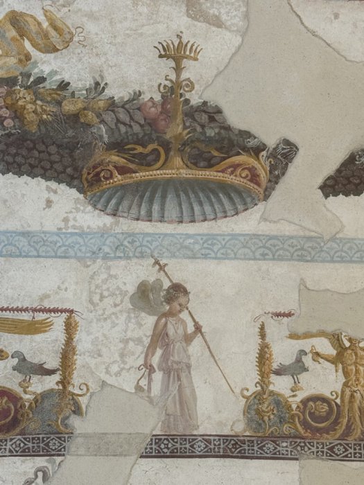 Unveiling Of Pompeii's Recreated Frescoed Bakery House Ceiling Adorned With Greek Myths Unveiling Of Pompeii's Recreated Frescoed Bakery House Ceiling Adorned With Greek Myths